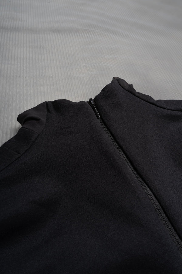 Bubble Zip Top - Black