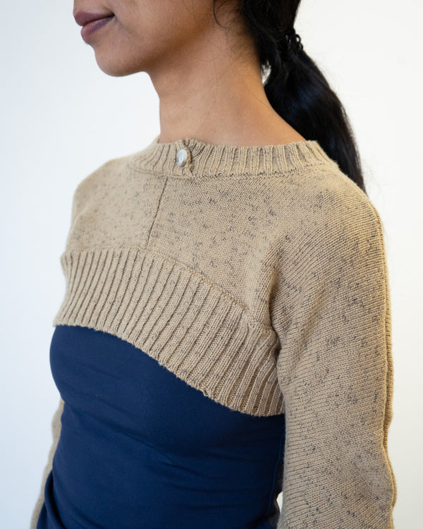 Scrunched Bolero - Brown