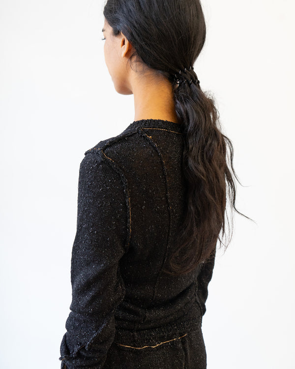 Medal Cardigan - Black