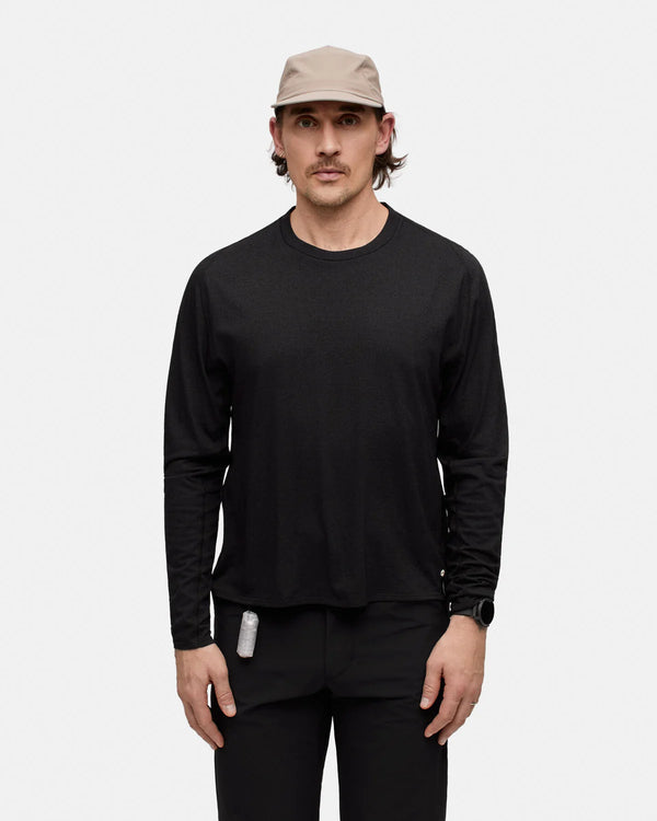 Drift Merino LS Tee - Black Beauty Portal