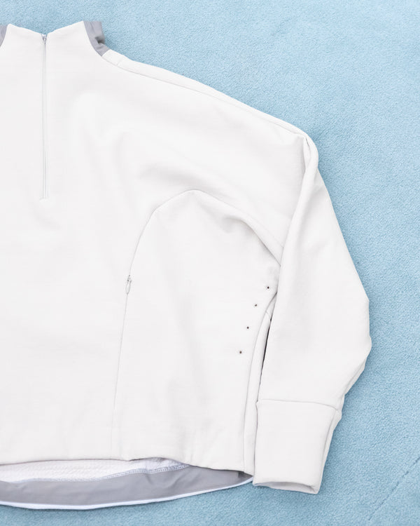 Bubble Zip Top - Grey Amiche Alpine