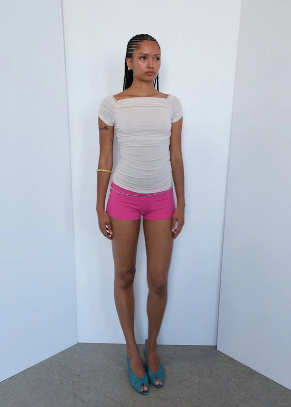 Halle Top - Fog Geel