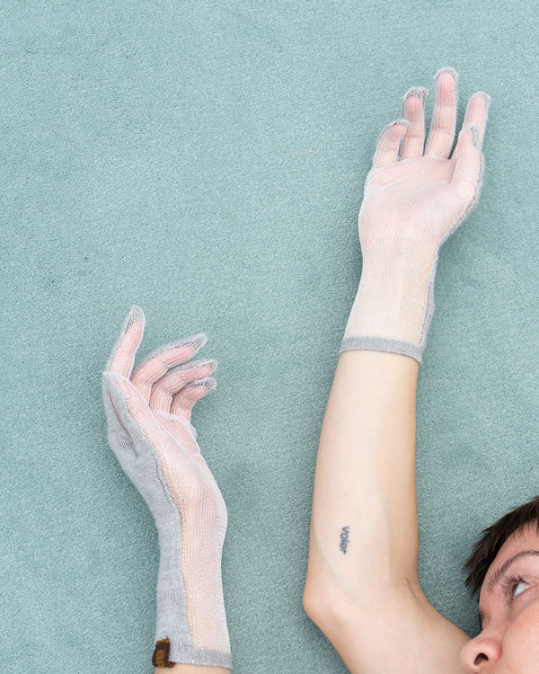 Sheer Glove - Light Grey