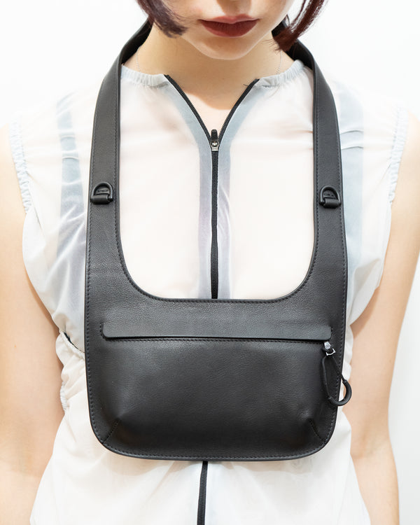 Mini Link Neck Purse - Black Johanna Parv