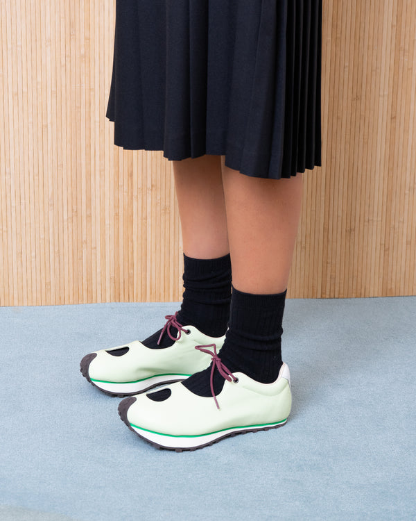 Heel Drop Sandal - Lime Martin Sailleres