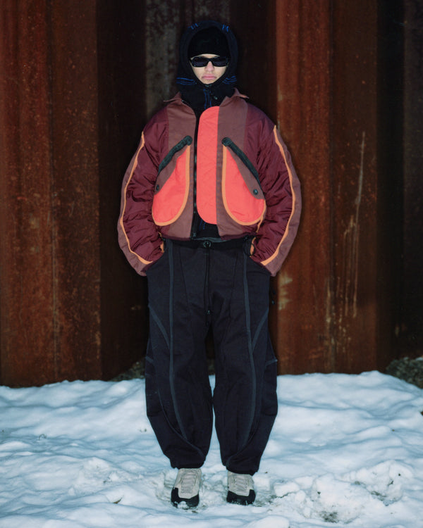 Hooded Bombvoyage Jacket – Red Seeing Red