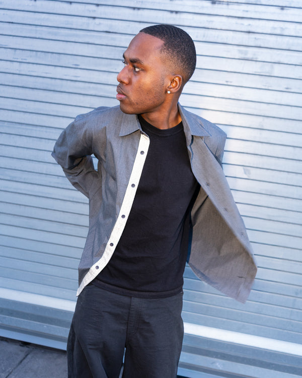 Button Up Shirt - Iron Gate