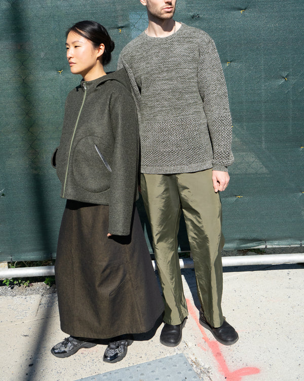 Dart Skirt - Black/Mustard