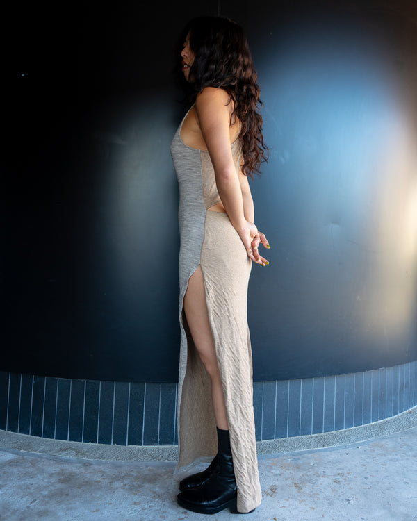 Jersey Dress - Beige