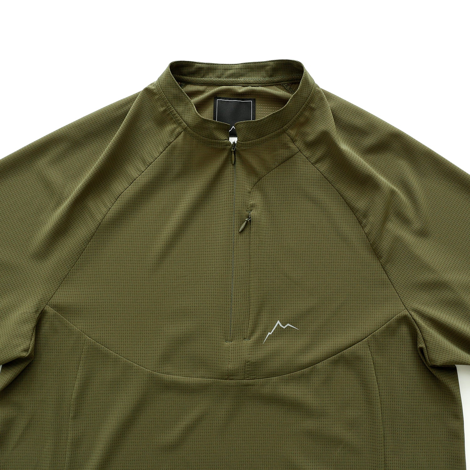 Cayl Light Flow Half Zip - Olive Brown