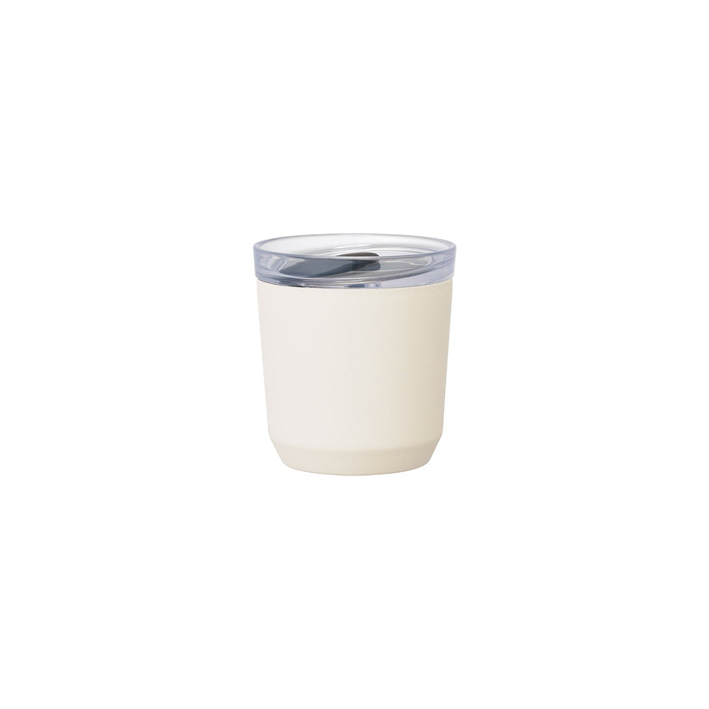 To-Go Tumbler 240ml with Plug – White