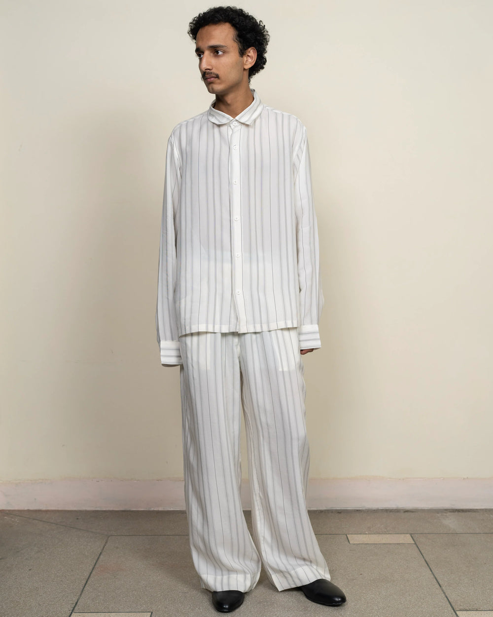 Lena Pants - White Stripes