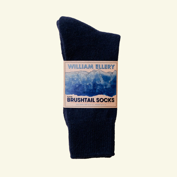 Brushtail Socks - Glacier William Ellery