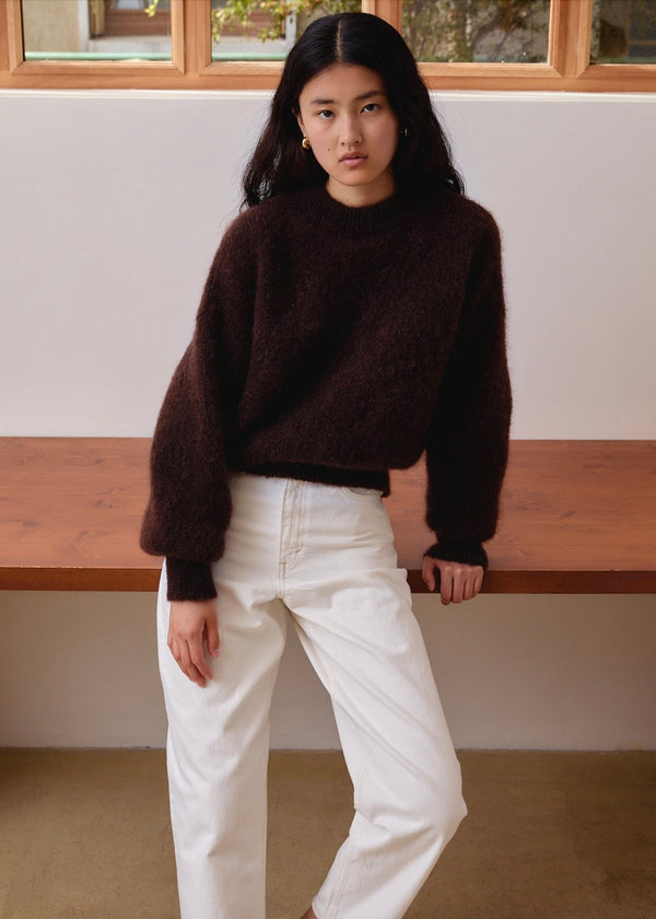 Jane Mohair Sweater - Chocolate