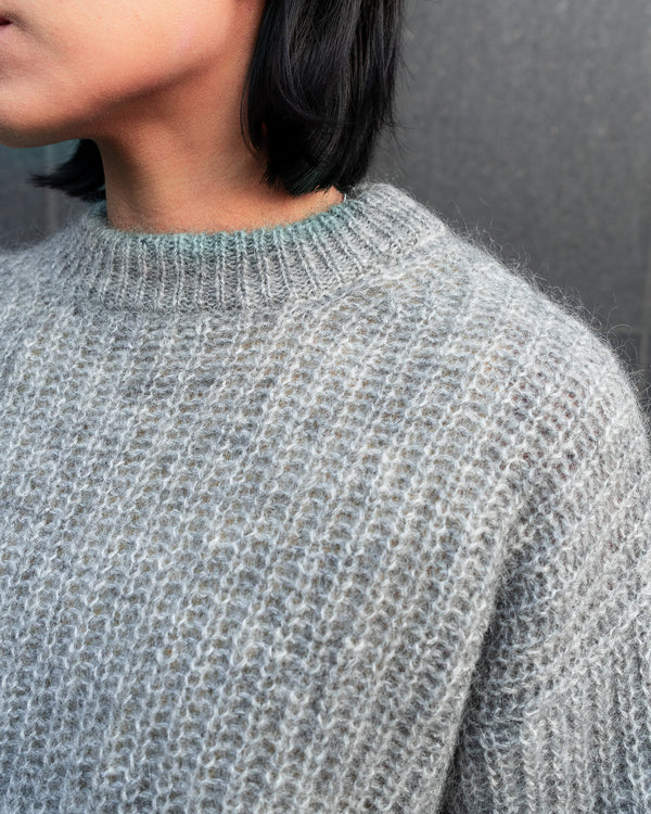 Grace Mohair Sweater - Light Grey