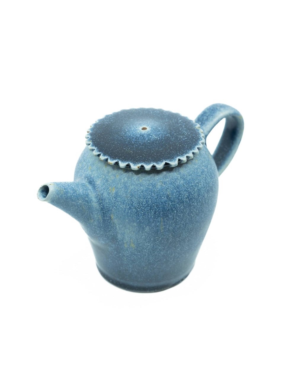 Spike Lid Teapot 400ml - Indigo Glazed