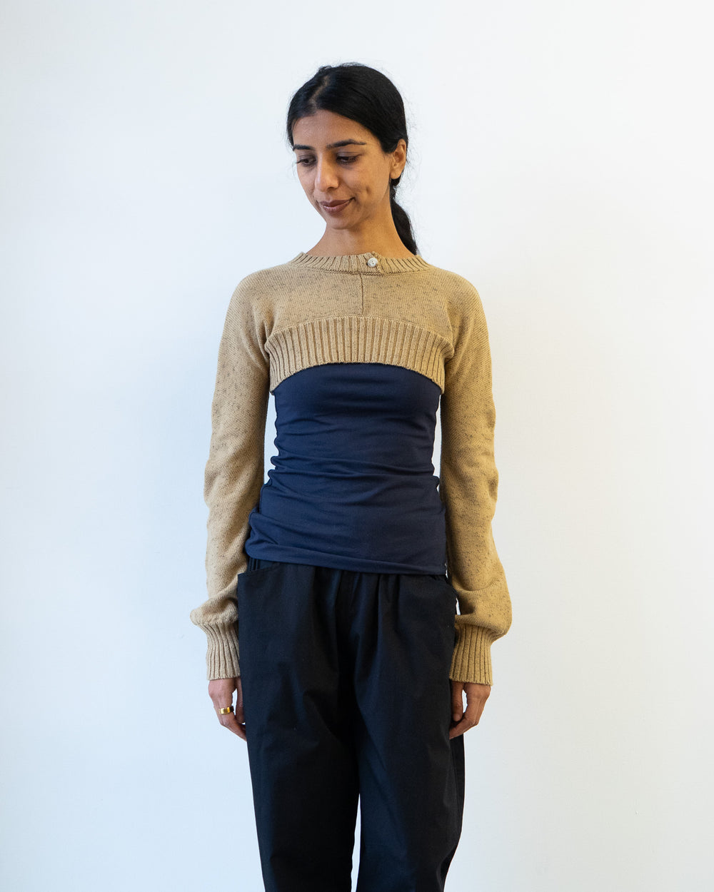 Scrunched Bolero - Brown