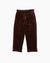 Pleated Work Pant - Washed Brown