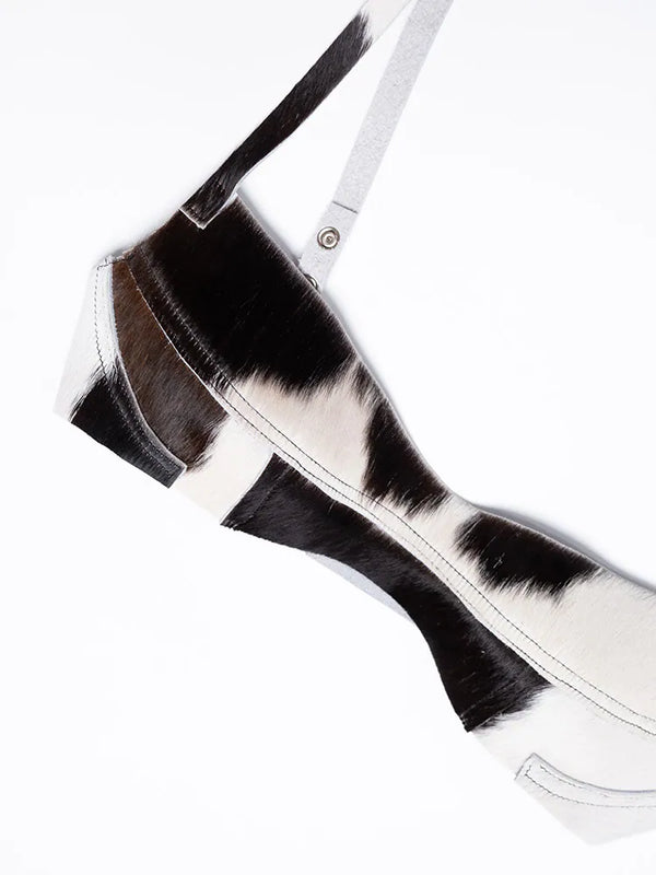 Fur Bra - Black/White Hannah Creak