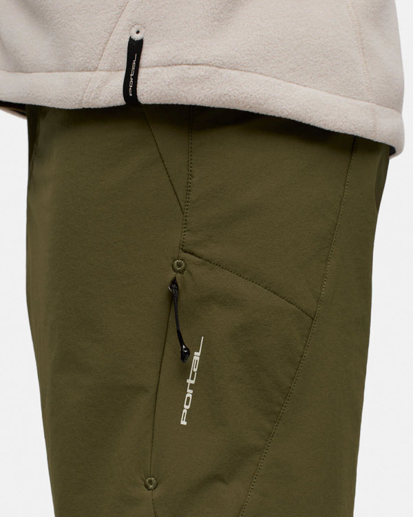 Traka Softshell Short - Dark Olive Portal