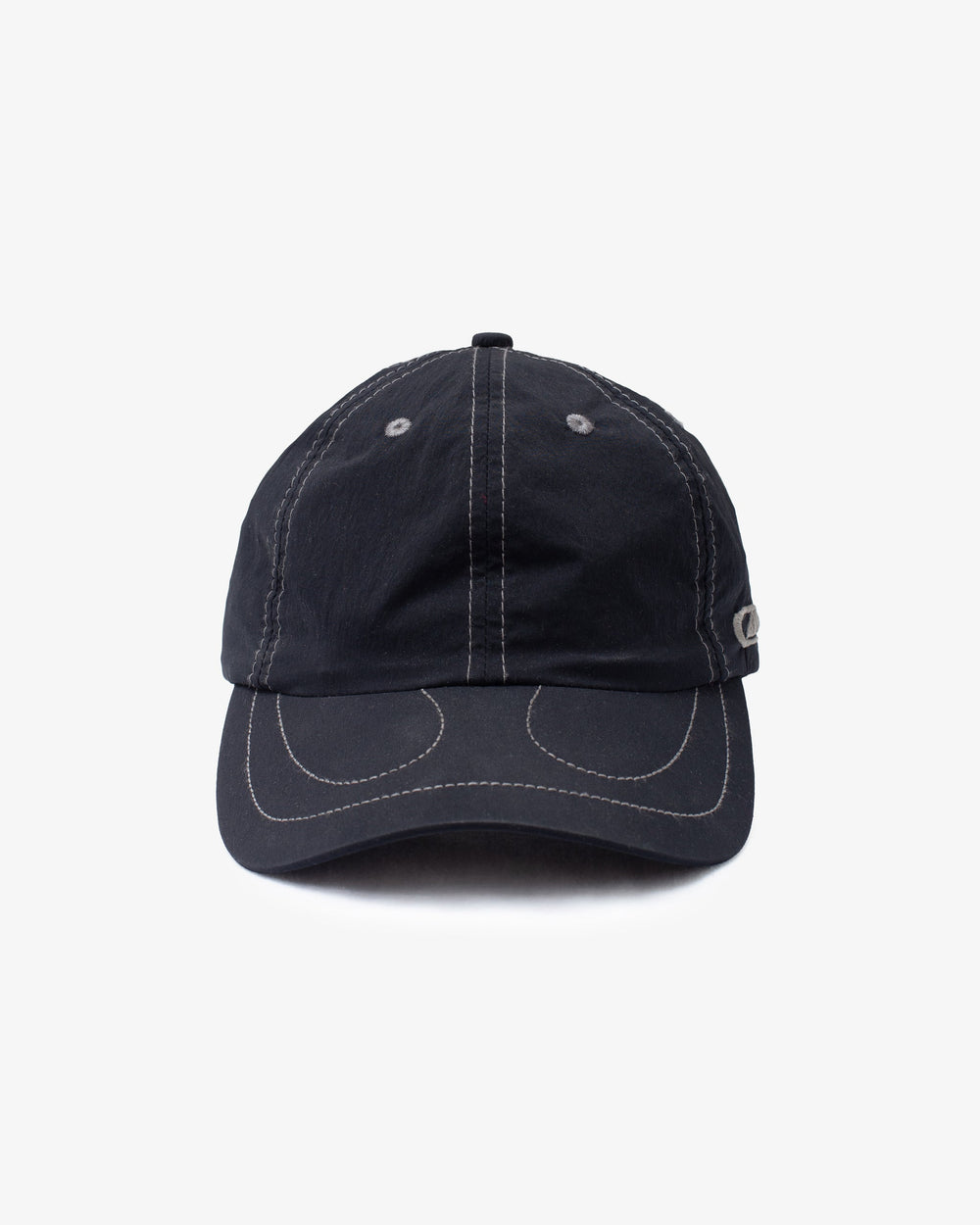 Horseshoe 6 Panel Cap - Black Nylon