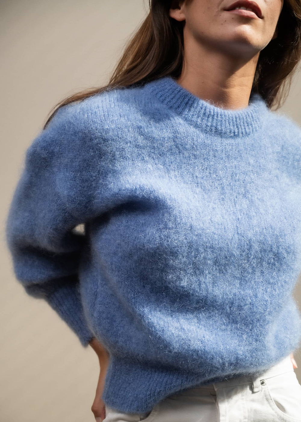 Jane Mohair Sweater - Blue