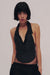 Metallic Floating Teddy - Dark Ivy Green