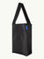 Waterproof Canvas Midi Bucket Tote Bag - Black