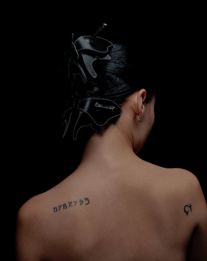 Moth Hair Pin - Black