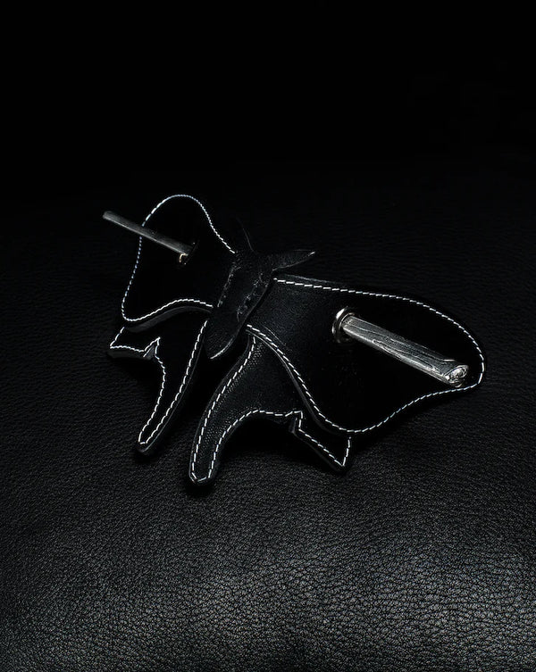 Moth Hair Pin - Black