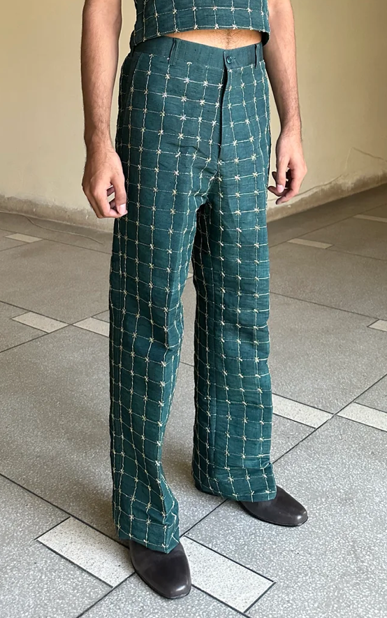 Shehla Trouser - Green