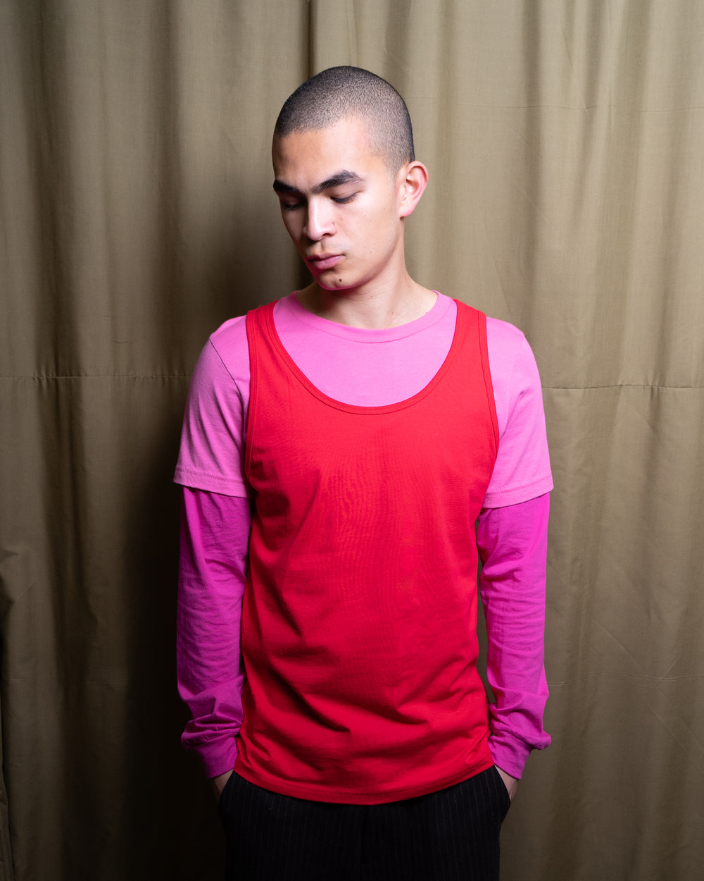 Triple Layer Shirt - Red At Is At