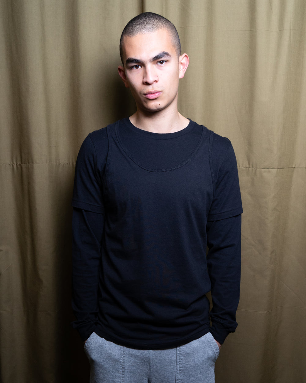 Triple Layer Shirt - Black At Is At