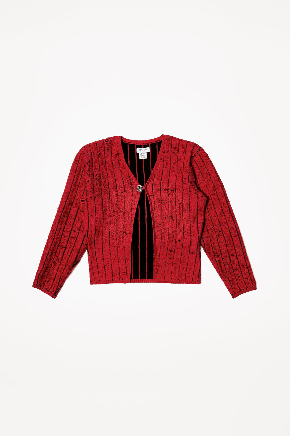 Red Ladder Knitted Cardigan