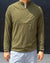 Light Flow Half Zip - Olive Brown