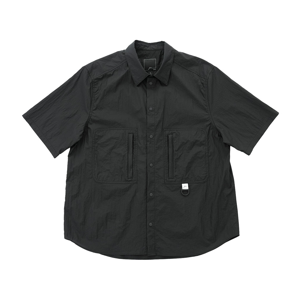 Nylon Shortsleeve Hiker Shirt - Black CAYL