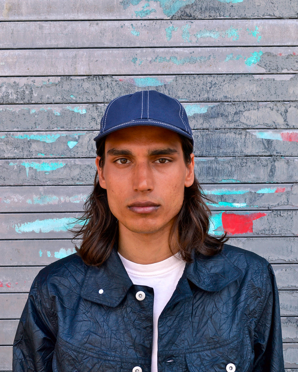 Cotton Twill 6 Panel Hat - Navy Colin Meredith