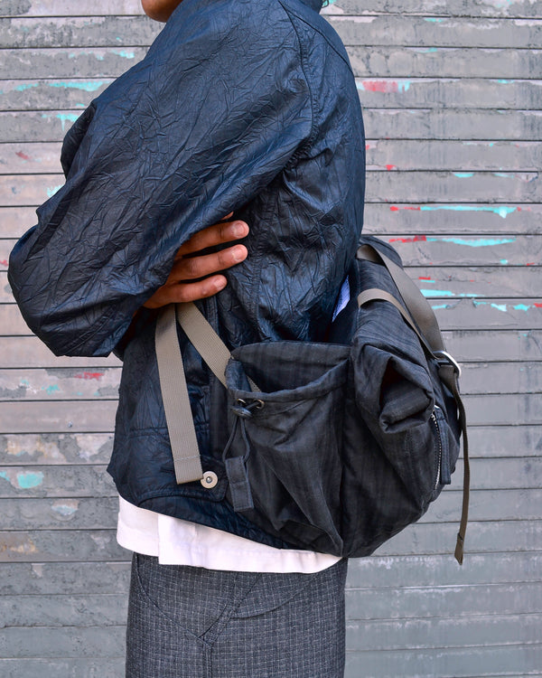 Bubble Roll Bag - Grey Plaid Colin Meredith