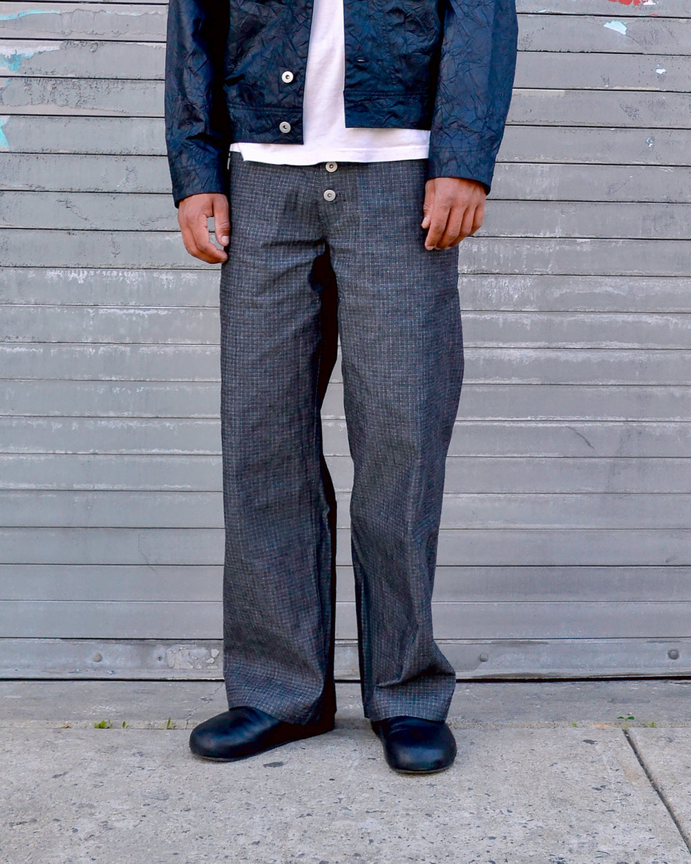 Coin Loop Pant - Grid Stop Denim Colin Meredith