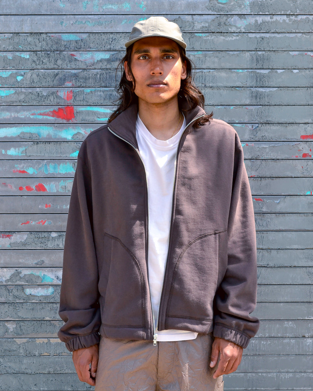 Knot Zip Sweater - Brown Colin Meredith