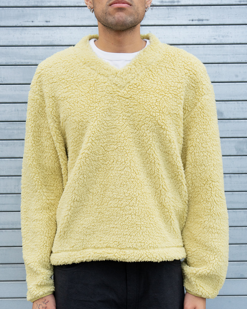 V-Smock Fleece - Lichen