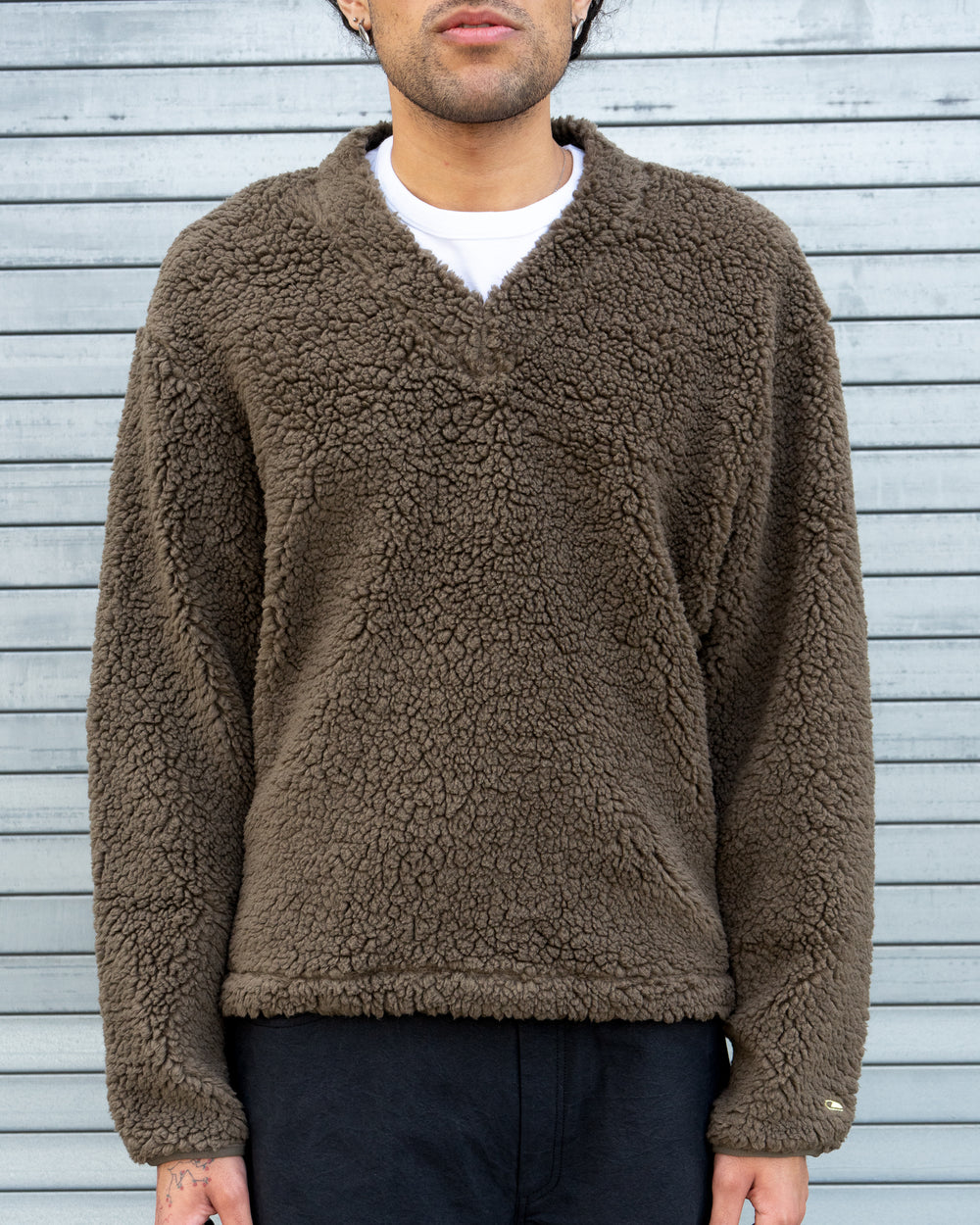 V-Smock Fleece - Sandstone