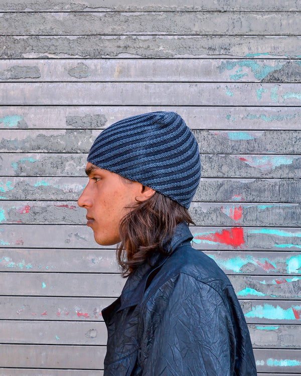Threaded Toque - Indigo Colin Meredith