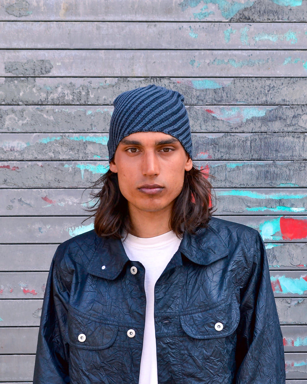 Threaded Toque - Indigo Colin Meredith