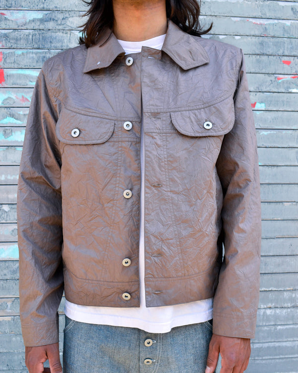 Wrinkle Welder Button Jacket - Copper Colin Meredith