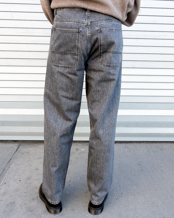 5-Pocket Jeans - Washed Black Fairly Normal