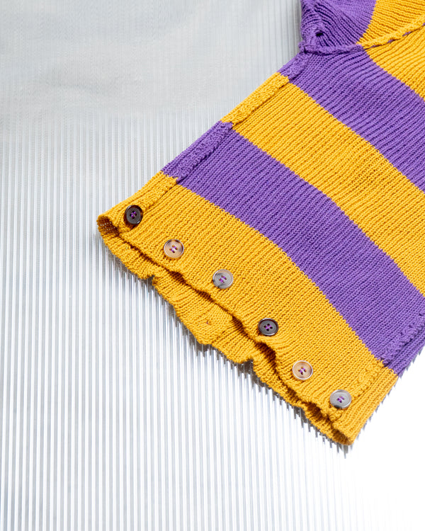 Final Girl Top - Purple/Yellow