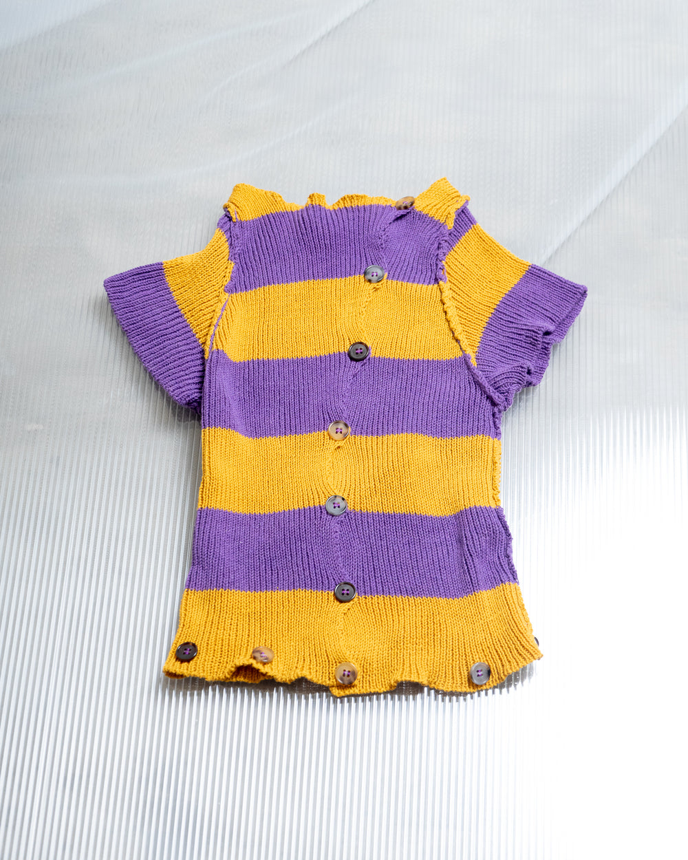 Final Girl Top - Purple/Yellow