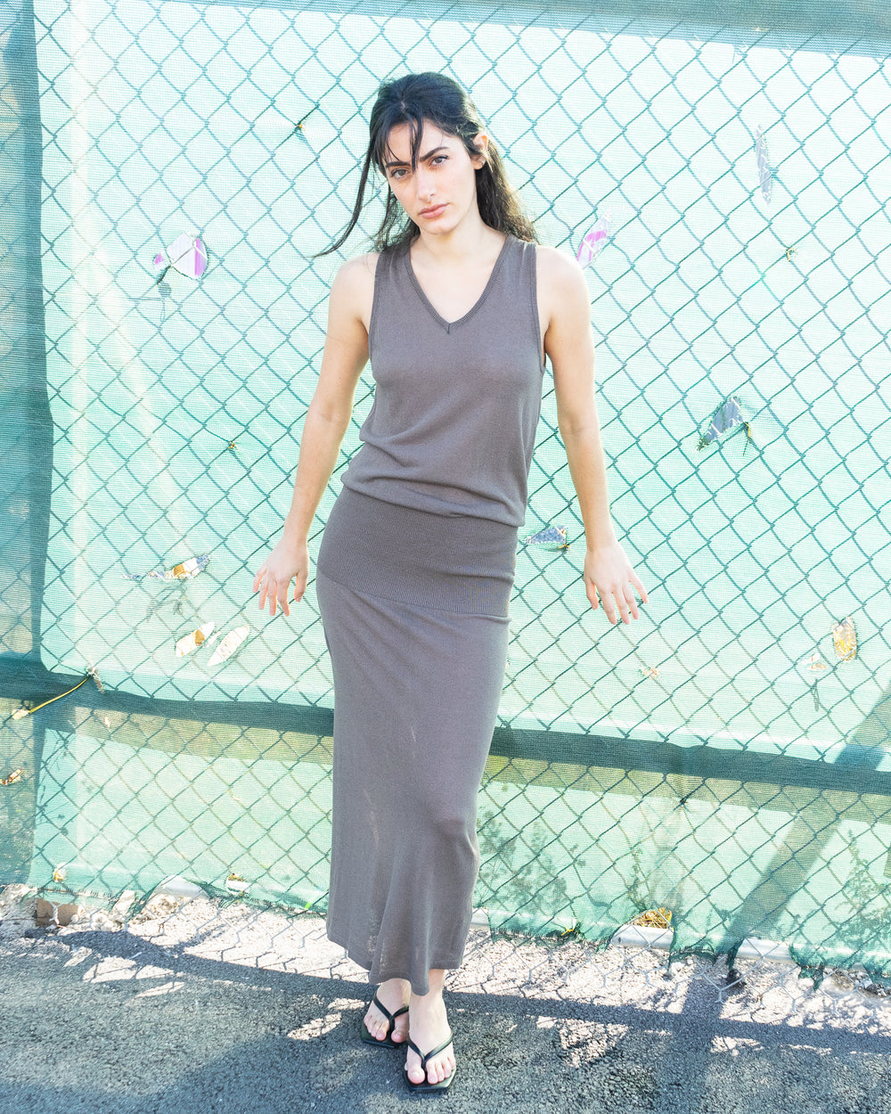 Mira Dress - Khaki