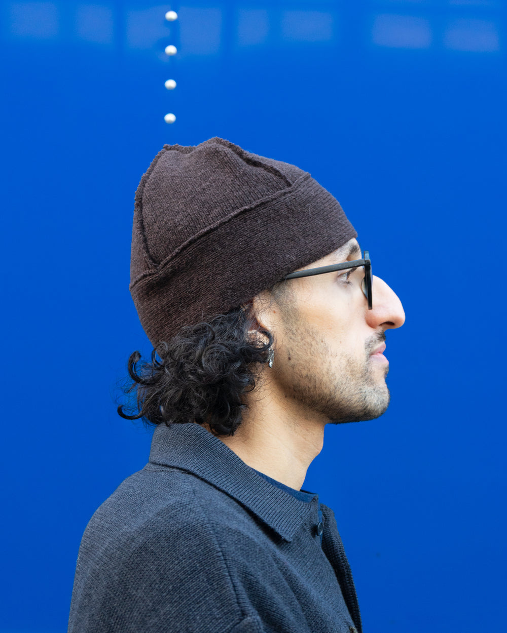 Felted Hat - Dark Brown